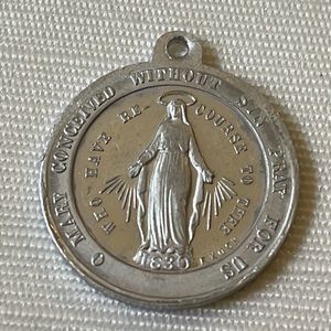 VTG religious Medal pendant St Mary